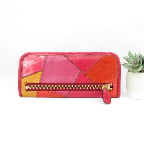 COACH Rare Patchwork Clutch Wallet Authentic - Picture 2 of 10